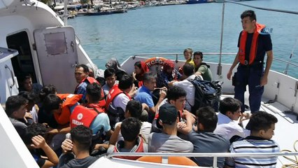 Çanakkale'de 42 kaçak göçmen yakalandı