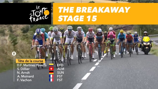 L'échappée / The breakaway - Étape 15 / Stage 15 - Tour de France 2018