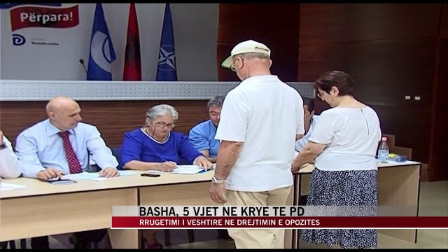 Lulzim Basha, 5 vjet në krye të PD - News, Lajme - Vizion Plus