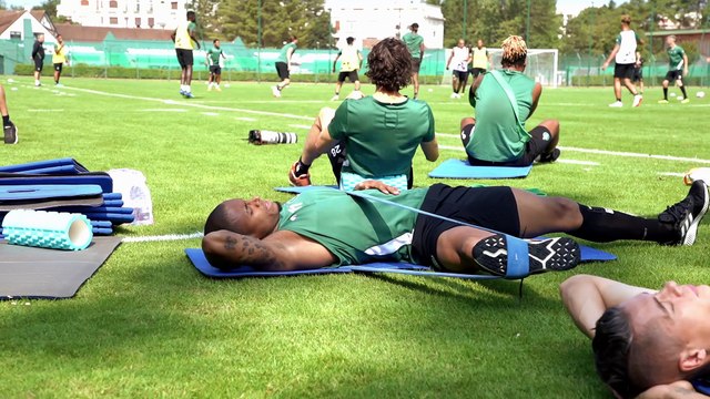 Stage : les Verts effectuent leur première séance au Touquet