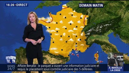 La météo pour ce lundi 23 juillet 2018