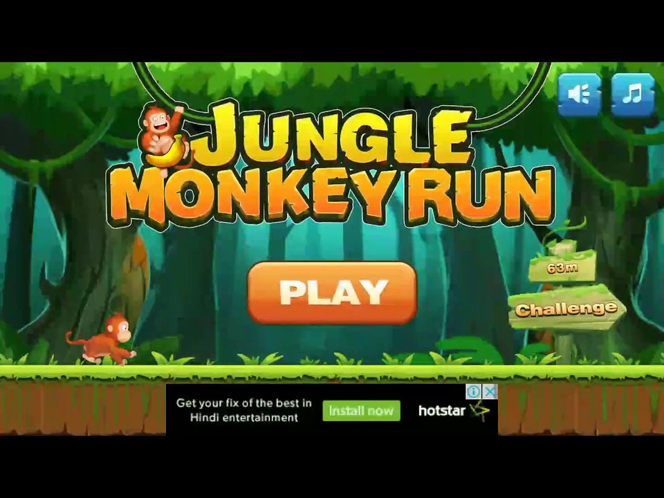 JUNGLE MONKEY RUN 16-20