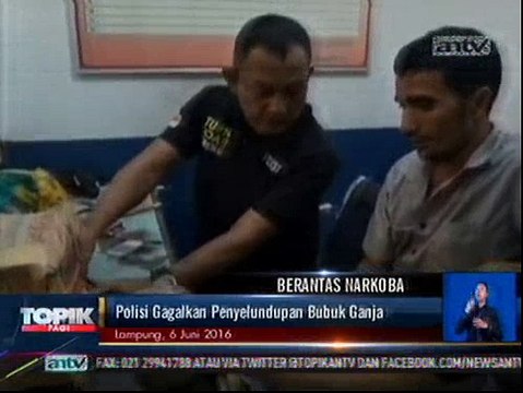 Polisi Gagalkan Penyelundupan 2 Kilogram Bubuk Ganja