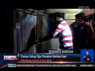 Paman Sekap Tiga Keponakan Berhari-hari karena Warisan