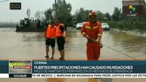 Intensas lluvias causan inundaciones en el norte de China