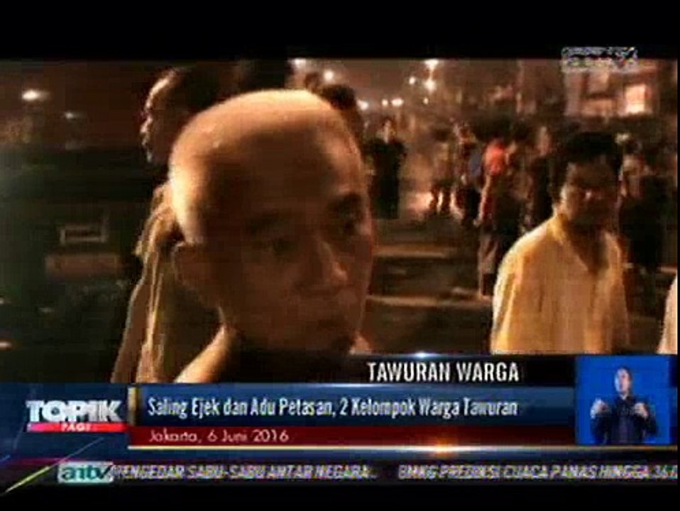 2 Kelompok Warga Adu Petasan, 2 Toko Terbakar