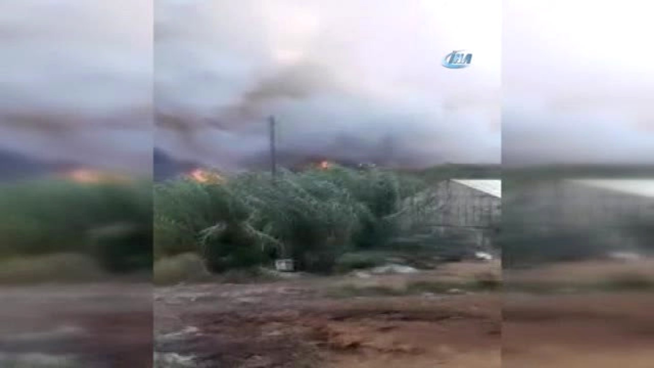 Antalya'daki Orman Yangını... 39 Arazöz, 221 Yangın İşçisi, 6 Söndürme Helikopteri, 2 Amfibik Uçak...