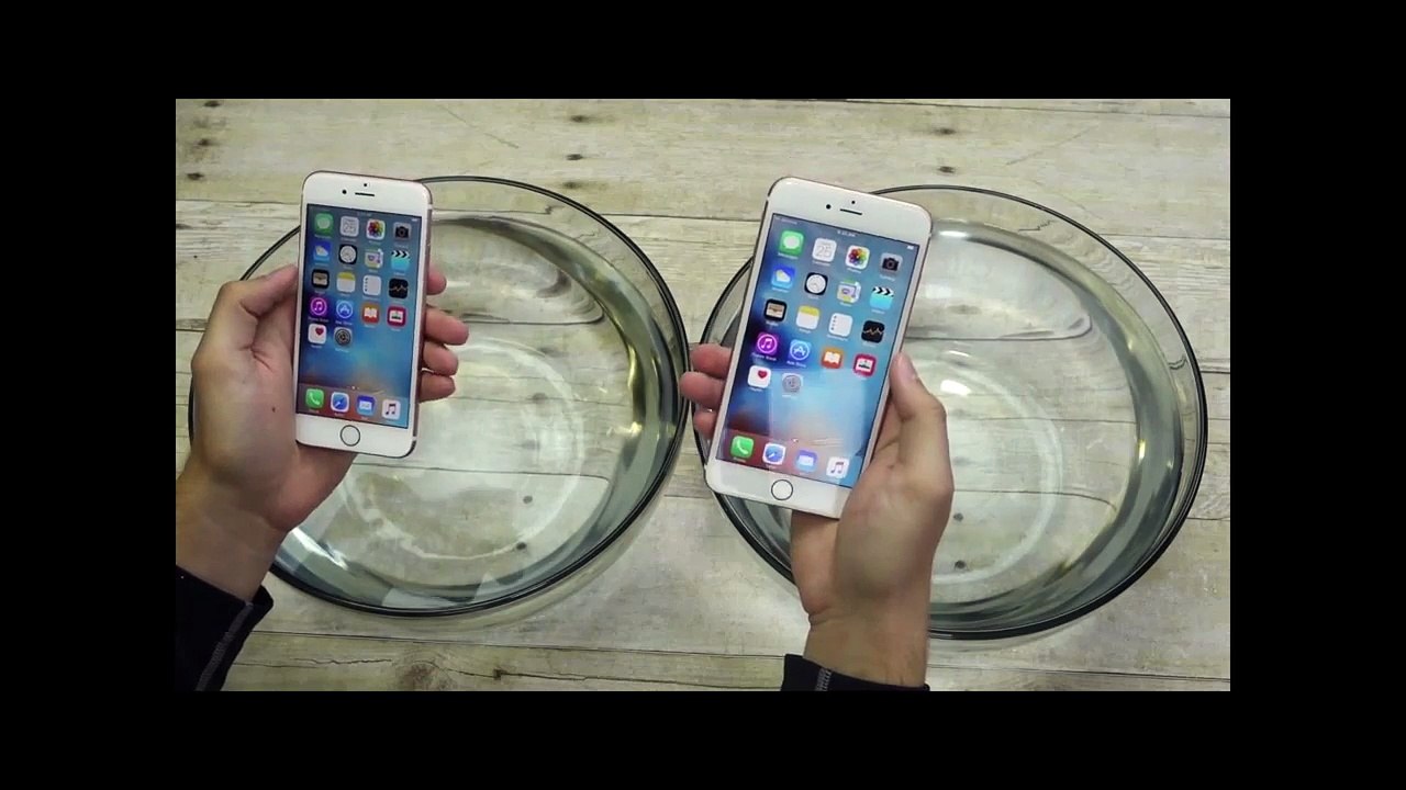 Testez l'iPhone 6s et 6s Plus sous l'eau