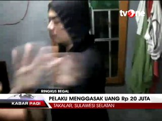 Tiga Pelaku Begal Nasabah Bank Ditangkap Polisi