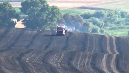 Silivri'de Anız Yangını