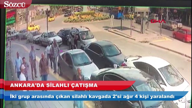Ankara'da silahlı çatışma