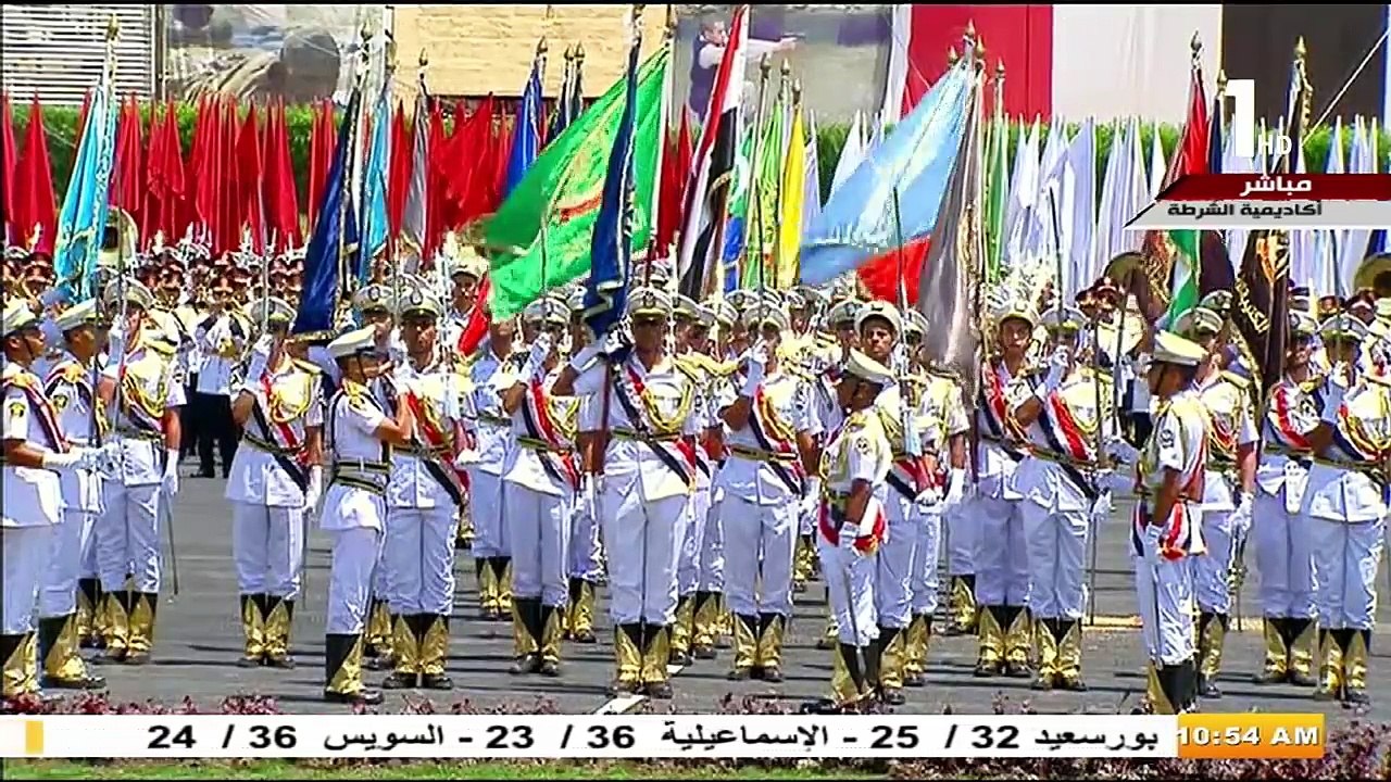 السيسي يشهد حفل تخرج كلية الشرطة 2018 - الجزء الثانى