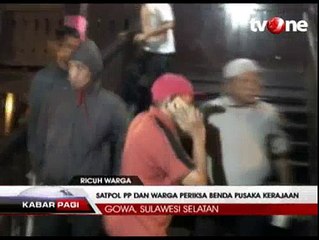 Tolak Pelantikan Raja Gowa, Warga dan Kerajaan Ricuh