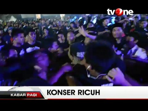 Konser Band di Tangerang Diwarnai Kericuhan