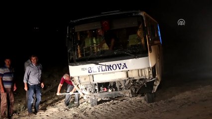 Kalp krizi geçiren sürücünün kullandığı midibüs devrildi: 1 ölü, 14 yaralı - ESKİŞEHİR