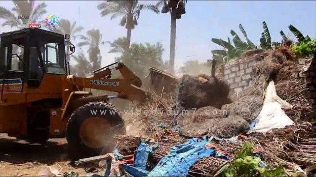 إزالة 20 حالة تعدٍ على أراضى أملاك الدولة بدمياط