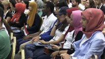 Türkçe Yaz Okulu için gelen yabancı öğrenciler Konya'da
