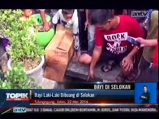 Mayat Bayi di Selokan Hebohkan Tulungagung