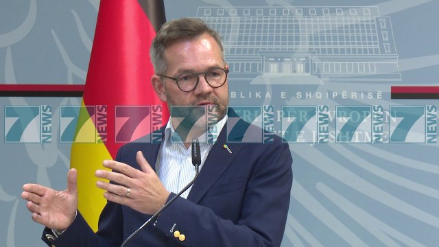 MINISTRI GJERMAN PER EUROPEN NE TIRANE - News, Lajme - Kanali 7