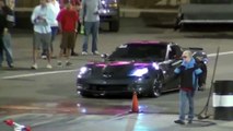 Nissan GTR vs Corvette ZR1 Drag Race