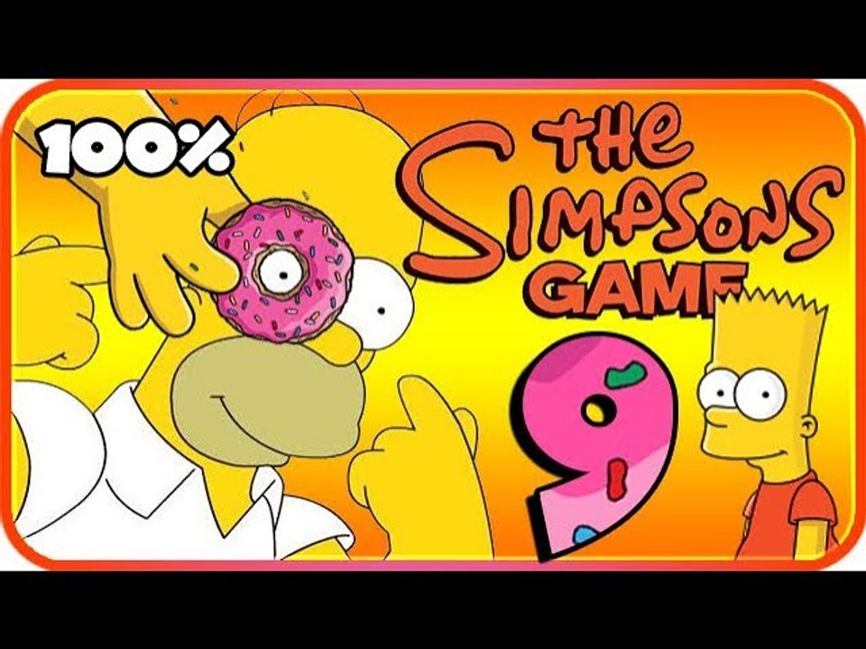 The Simpsons Game Walkthrough Part 9 - 100% (X360, PS3, PS2, Wii, PSP) Invasion Of Yokel-Snatchers