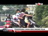 Aksi Berbahaya Pengendara Motor Hindari Operasi Patuh Jaya