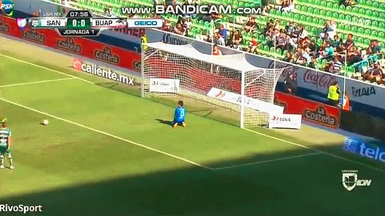 Bryan Rabello Goal - Santos Laguna vs Lobos B.U.A.P. 0-1