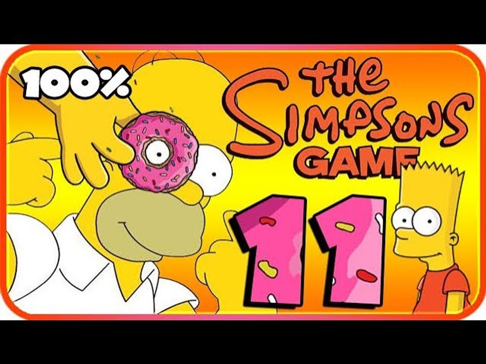 The Simpsons Game Walkthrough Part 11 - 100% (X360, PS3, PS2, Wii, PSP) NeverQuest