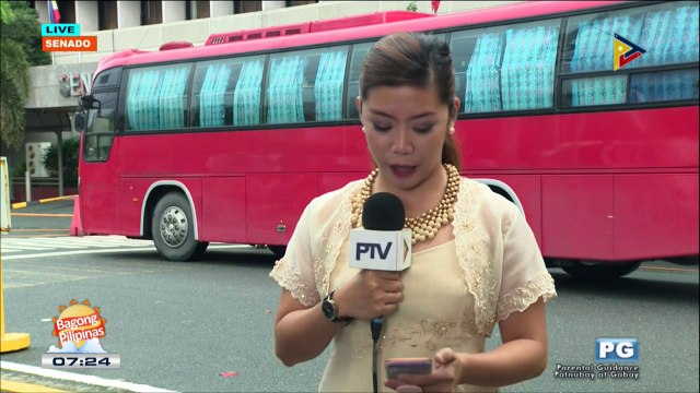 Updates mula sa Senado kaugnay ng muling pagbubukas ng ikatlong regular session ng 17th Congress of the Philippines