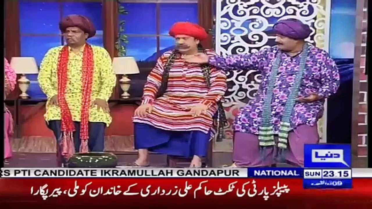 Hasb e Haal 22 July 2018 - Azizi as Pehlwan - حسب حال - Dunya News