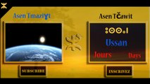 Ussan s mazight- les Jours en chawi et Tamazigh. Days in Amazigh language