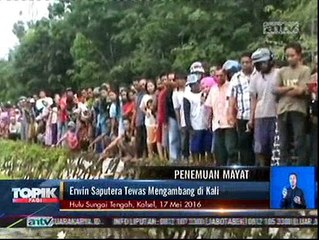 Mayat Lelaki dan Sepeda Motornya Ditemukan di Sungai