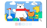 Google Doodle celebrates the 2018 Winter Olympics - Day 1