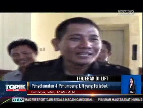 Drama Penyelamatan 4 Penumpang Lift yang Terjebak