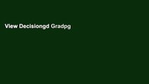 View Decisiongd Gradpg Art/Arch 2004 (Peterson s Graduate Programs in Arts   Architecture) Ebook