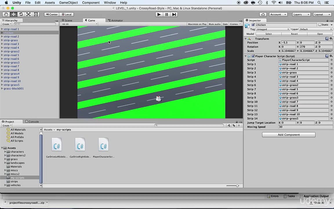 Part 13 Working on the jump height animation