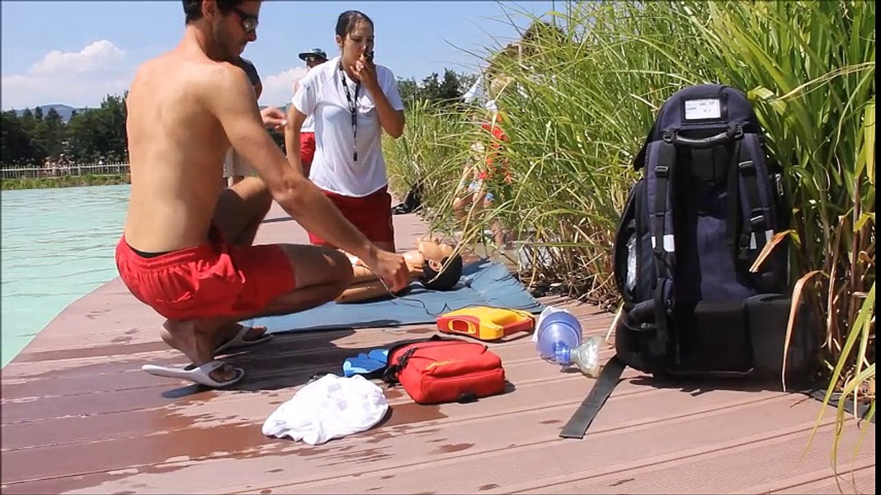 exercice baignade lorette