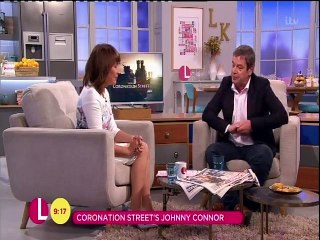 Coronation Street's Johny interview on Lorraine 15th june 2017