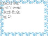 100 Cotton Multifunctional Oversized Turkish Peshtemal Towels for Beach Bed Sofa Camping