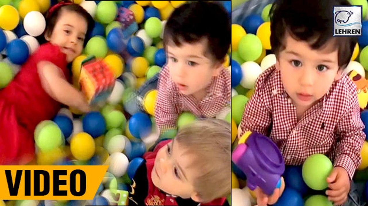 Taimur Ali Khan Plays With Yash And Roohi Johar As Mommy Kareena Looks On