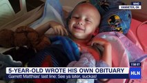 Boy gets last word in self-written obituary