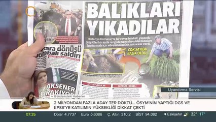 "Balıkları yıkadılar" #GününManşeti Hürriyet