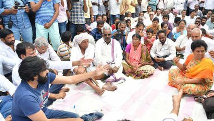 మీ వల్ల నష్టపోతున్నాం: పవన్‌కు రైతుల ఝలక్