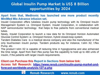Insulin Pump Market to be US$ 8 Billion opportunities by 2024