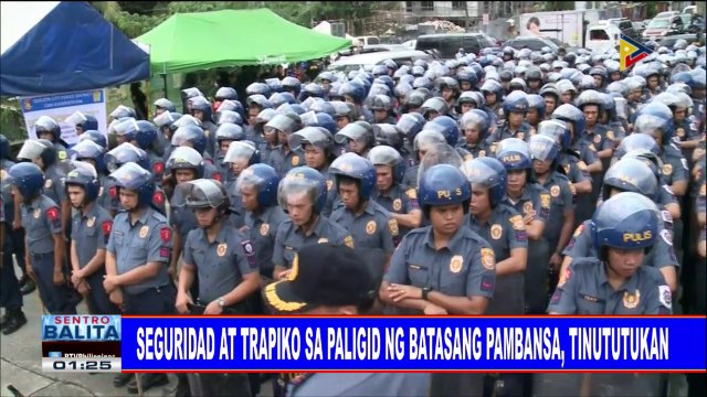 Seguridad at trapiko sa paligid ng Batasang Pambansa, tinututukan