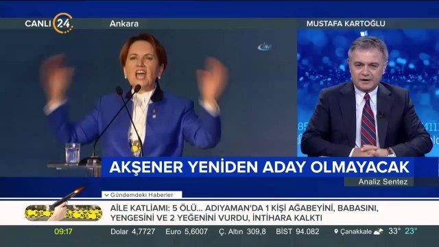 Akşener'in yüzüne dur gitme ne olursun şarkısını söylüyorlar ama