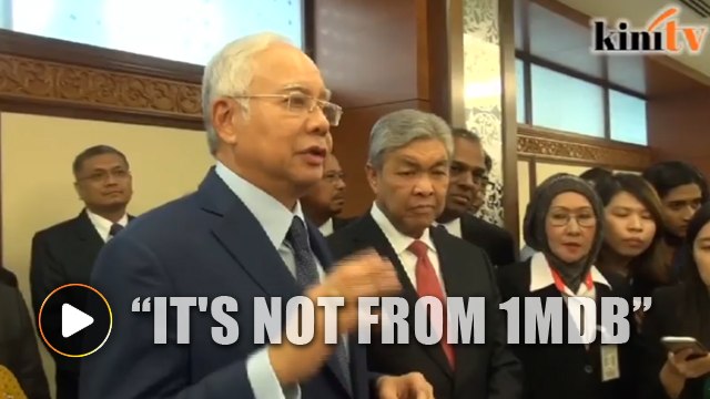 Najib: It's not from 1MDB