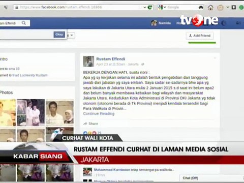 Curhat Pilu Wali Kota Jakarta Utara karena Ahok