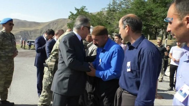 Şehit güvenlik korucusu için tören düzenlendi