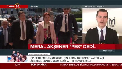 Meral Akşener, pes etti